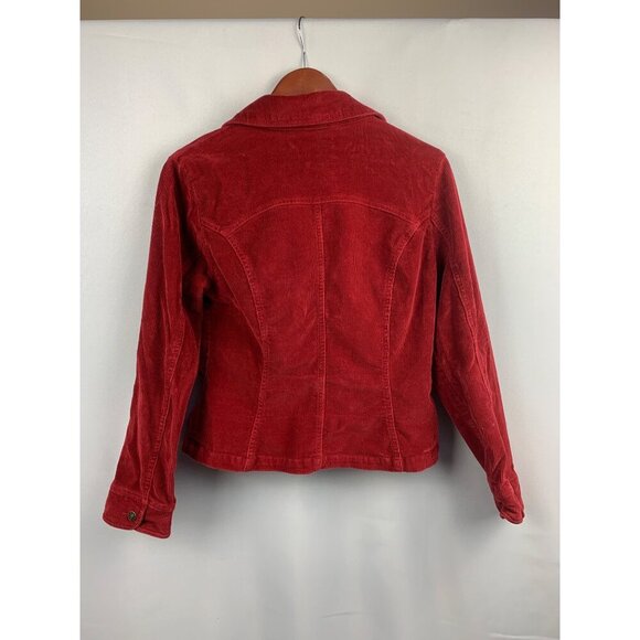 Live A Little Womens Red Corduroy Jacket Medium - Picture 5 of 5